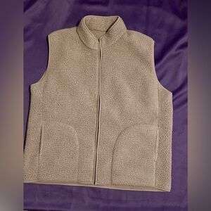 Cozy Tan Polyester Jacket